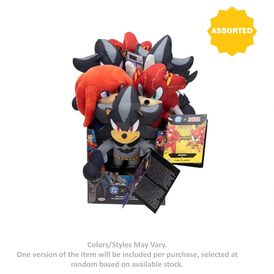Dc X Sonic The Hedgehog Wave 1 Plush Toy (22.86 Cm, Assorted)