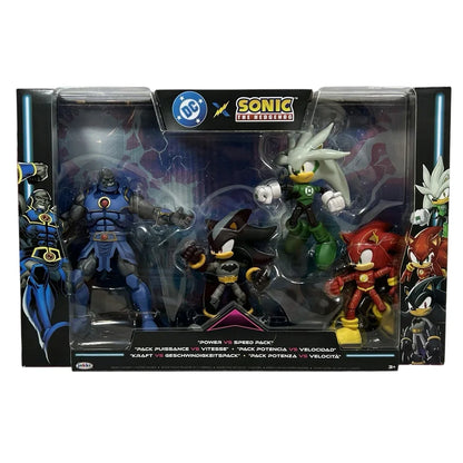 Dc X Sonic The Hedgehog Power Vs Speed Pack (12.7 Cm, Pack Of 4)