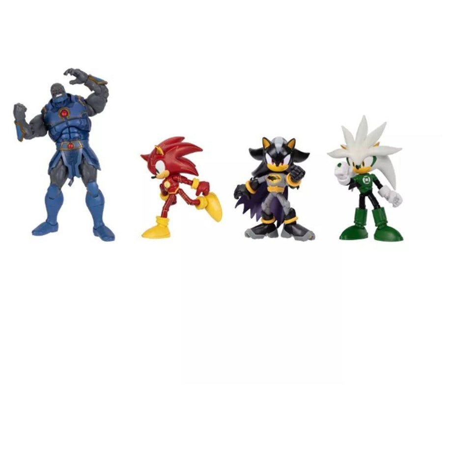 Dc X Sonic The Hedgehog Power Vs Speed Pack (12.7 Cm, Pack Of 4)