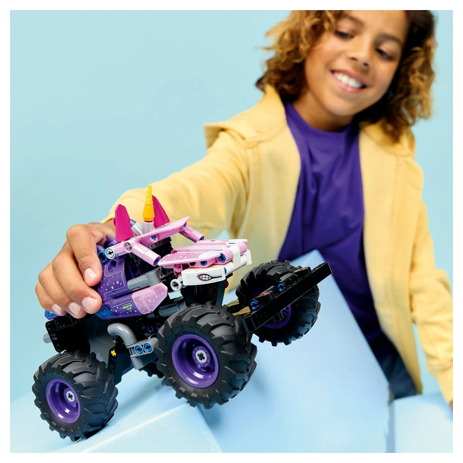 LEGO Technic Monster Jam Sparkle Smash Pull-Back 42220 Building Toy Set (243 Pieces)