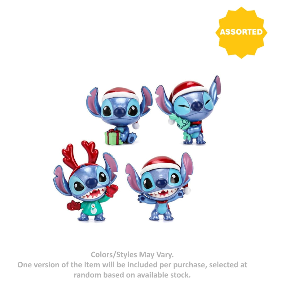 Jada MetalFigs Disney Lilo & Stitch Wave 3 Stitch Christmas Die-cast Figure (6.35 cm, Assorted)