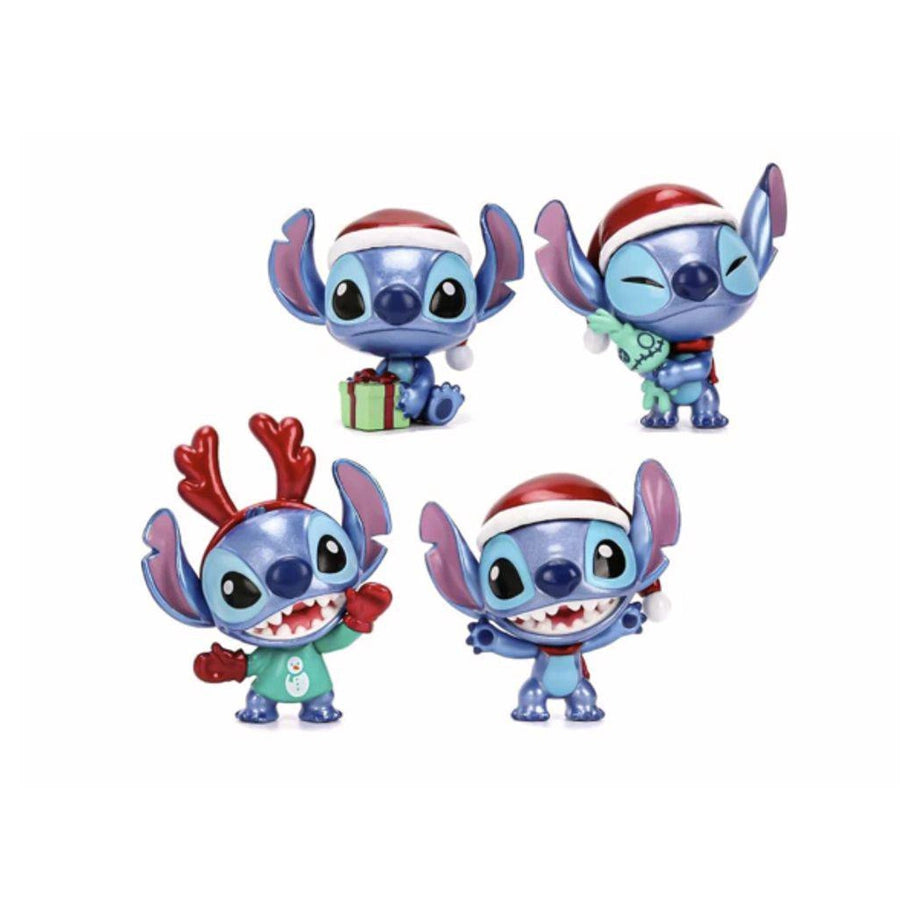 Jada MetalFigs Disney Lilo & Stitch Holiday Stitch Die-cast Figures 4-Pack (6.35 cm)
