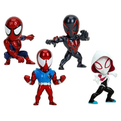 Jada Toys MetalFigs Marvel Spider-Man Die-cast Figures 4-Pack (6.35 cm)