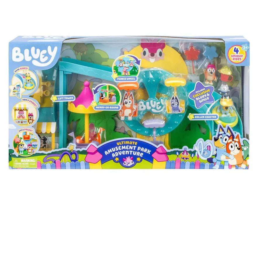 Bluey Ultimate Amusement Park Adventure Playset (9 Pieces)