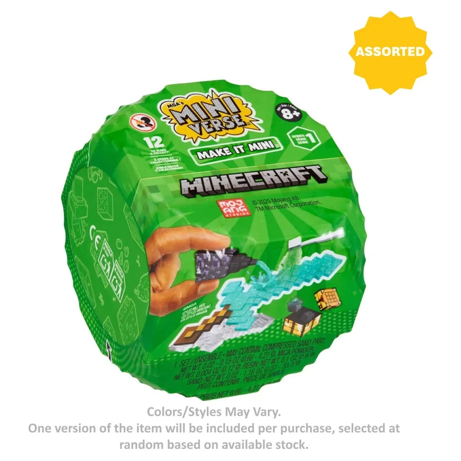 MGA Miniverse Make It Mini Minecraft Mini Collectible Capsule (Assorted)