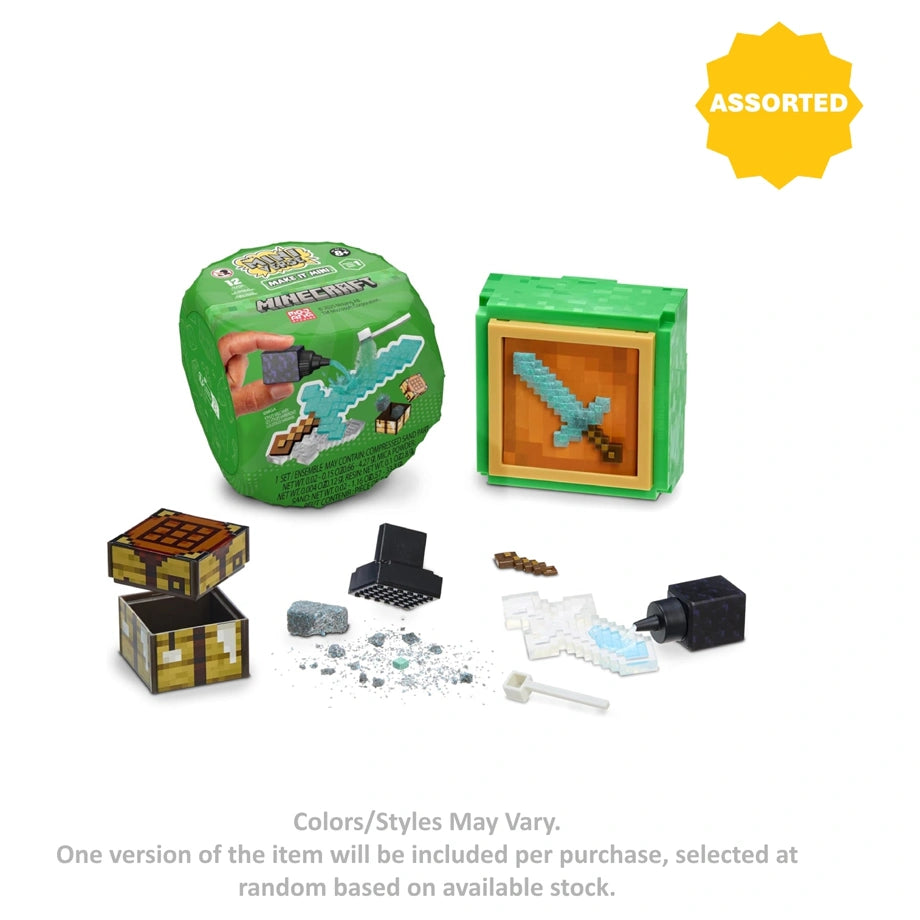 MGA Miniverse Make It Mini Minecraft Mini Collectible Capsule (Assorted)