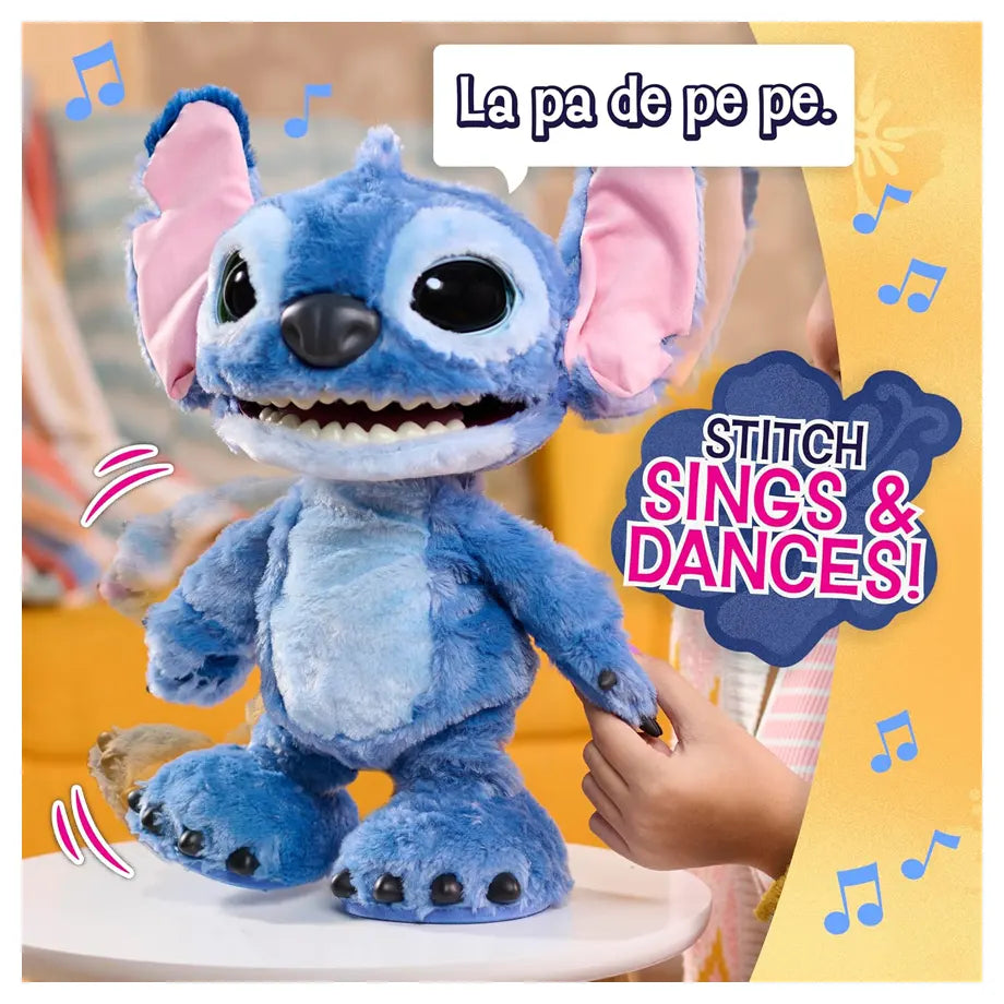 Disney Lilo & Stitch Ultimate Stitch Live Action Interactive Plush Toy (43.18 cm)