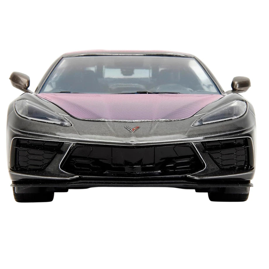 Jada Pink Slips 2020 Chevrolet Corvette Stingray Die-cast Car (1:24, Grey/Pink)
