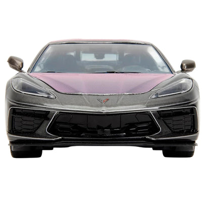 Jada Pink Slips 2020 Chevrolet Corvette Stingray Die-cast Car (1:24, Grey/Pink)