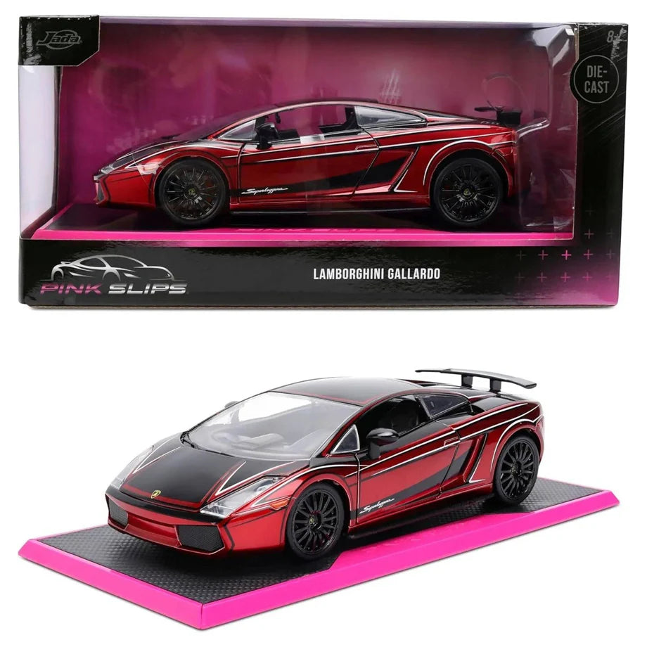 Jada Pink Slips Lamborghini Gallardo Die-cast Car (1:24, Red/Black)