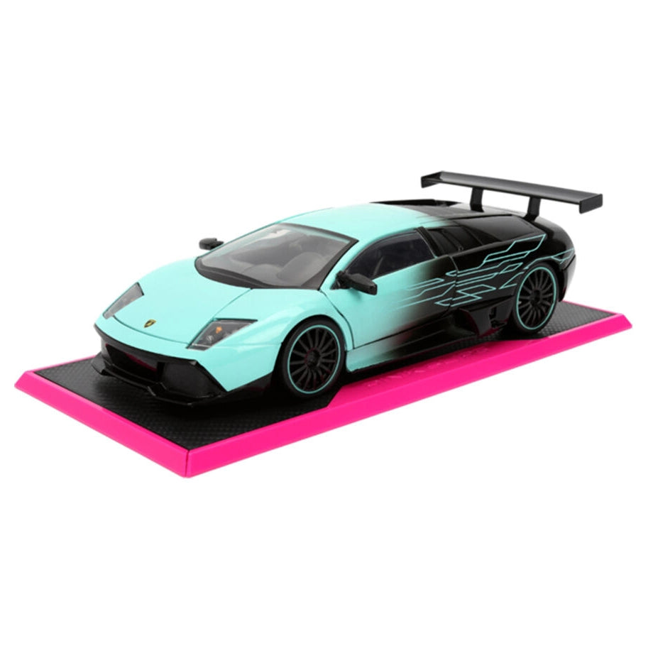 Jada Pink Slips Lamborghini Murciélago LP 640 Die-cast Car (1:24, Mint Green/Black)
