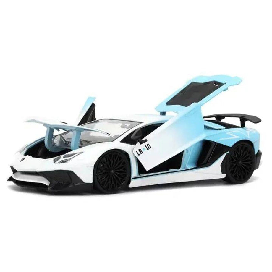 Jada Pink Slips Lamborghini Aventador SV Die-cast Car (1:24, White/Blue)