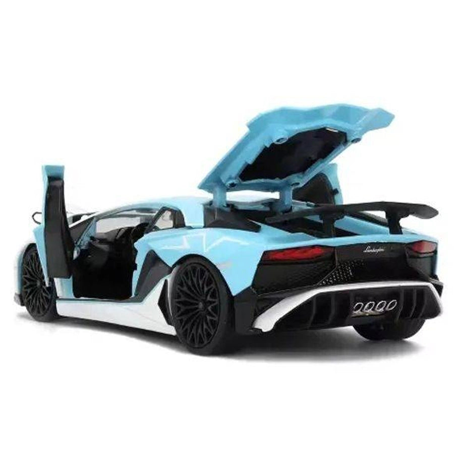 Jada Pink Slips Lamborghini Aventador SV Die-cast Car (1:24, White/Blue)