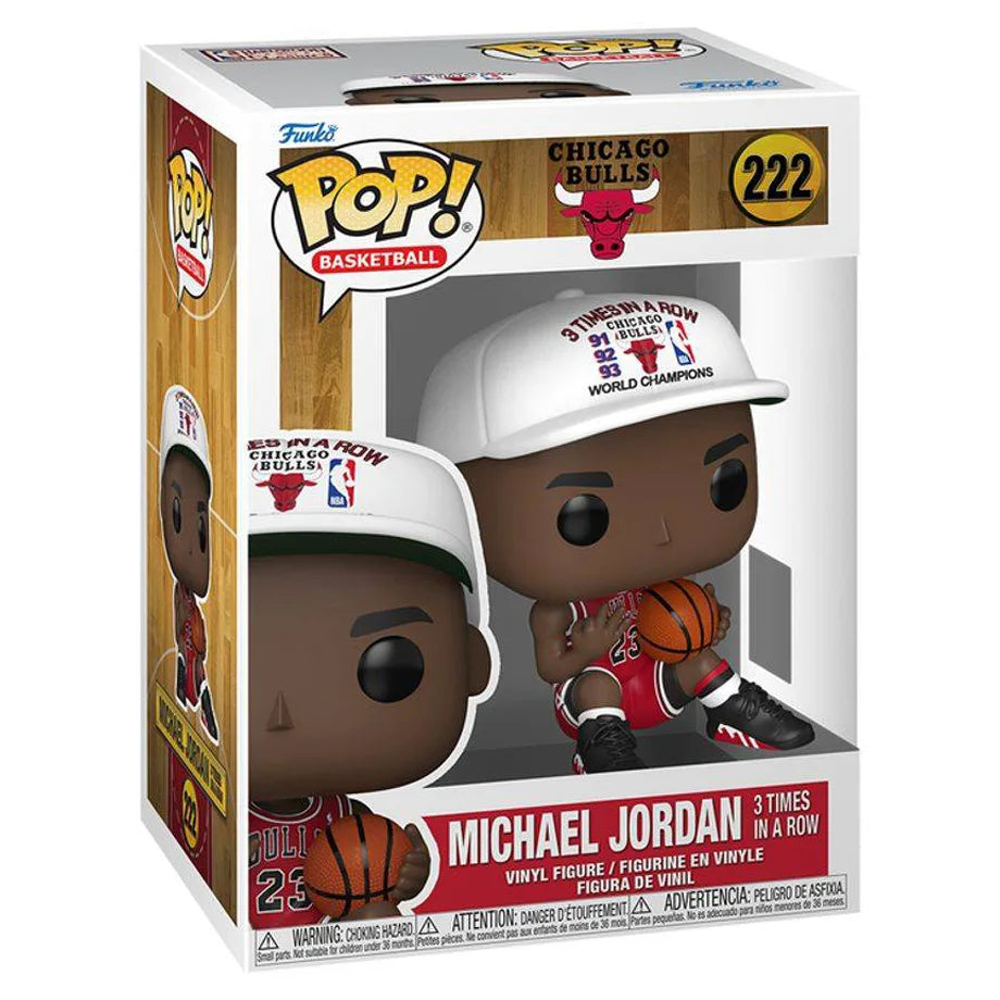 Funko Pop! Nba Chicago Bulls Michael Jordan 3 Times Vinyl Figure (8.6 Cm)