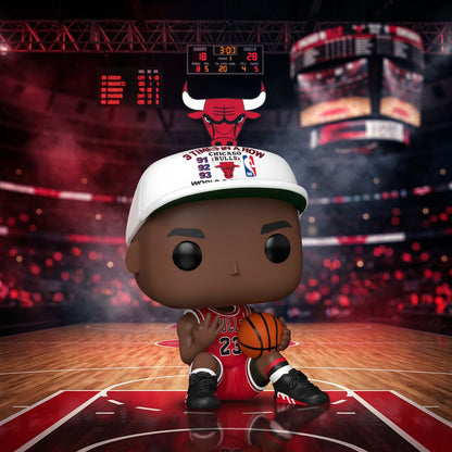 Funko Pop! Nba Chicago Bulls Michael Jordan 3 Times Vinyl Figure (8.6 Cm)