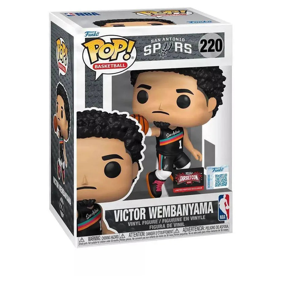 Funko POP! NBA San Antonio Spurs Victor Wembanyama City Edition Vinyl Figure (13 cm)