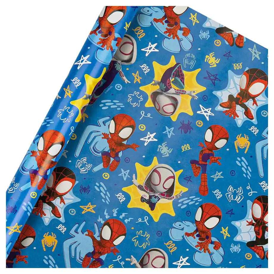 Hallmark Marvel Spidey and His Amazing Friends Gift Roll Wrap (2 m)