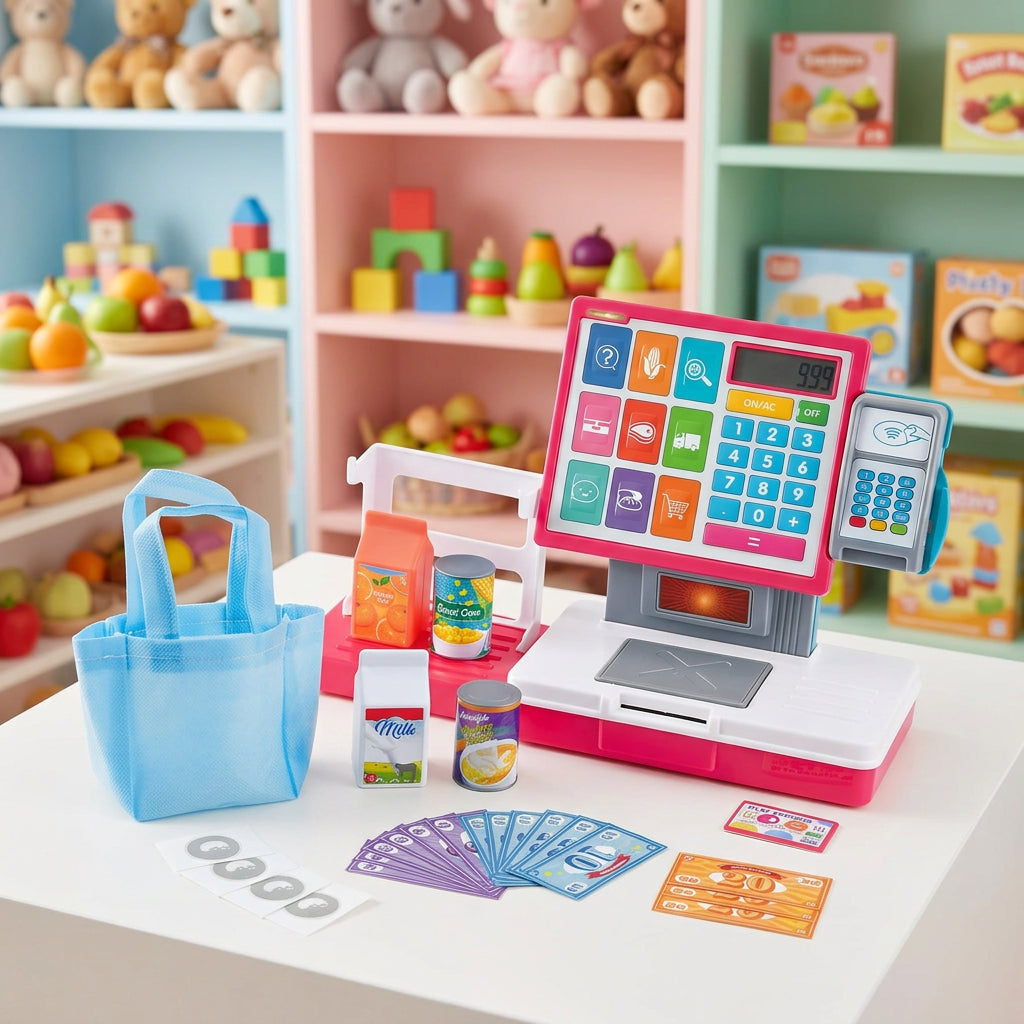 Playgo Self Checkout Counter Playset (27 Pieces)