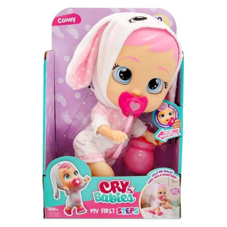 Cry Babies My First Steps Interactive Doll (31 cm, Assorted)