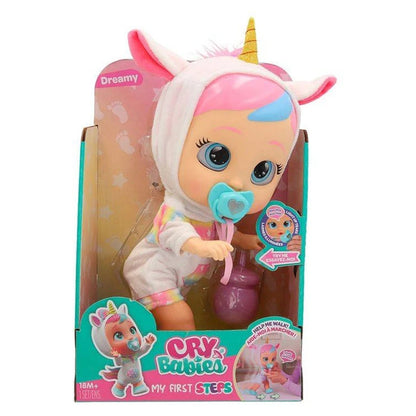 Cry Babies My First Steps Interactive Doll (31 cm, Assorted)