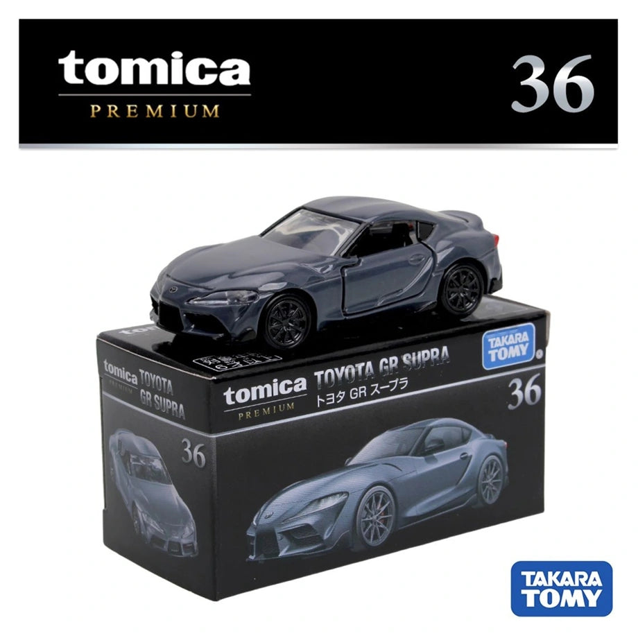 Takara Tomy Tomica Premium 36 Toyota GR Supra Die-cast Car (1:62, Gray)