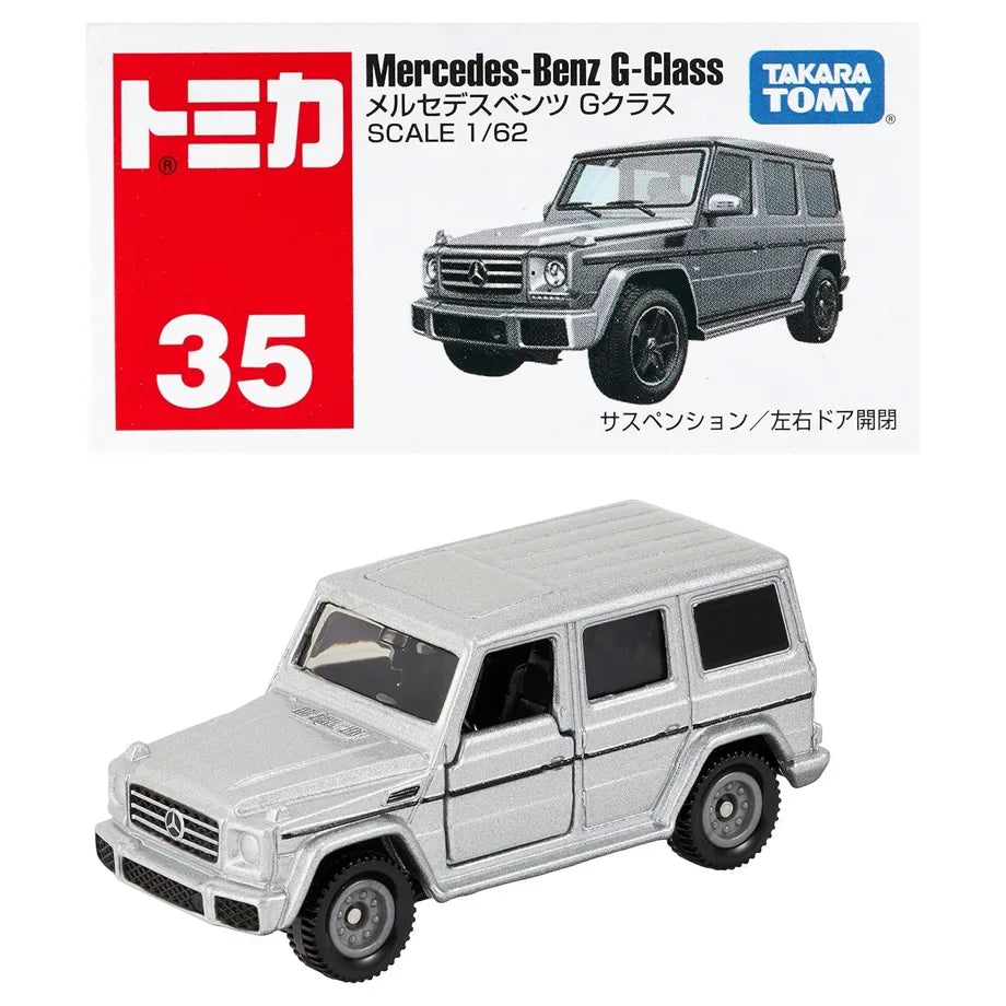 Takara Tomy Tomica 35 Mercedes-Benz G-Class Die-cast Car (1:62, Silver)
