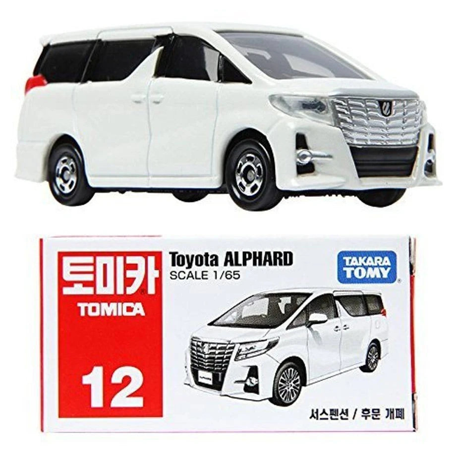 Takara Tomy Tomica 12 Toyota Alphard Die-cast Car (1:65, White)