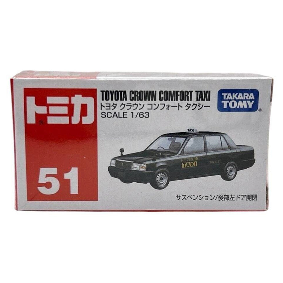 Takara Tomy Tomica 51 Toyota Crown Comfort Taxi Die-cast Car (1:63, Black)