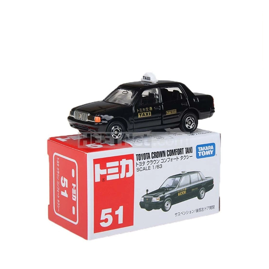 Takara Tomy Tomica 51 Toyota Crown Comfort Taxi Die-cast Car (1:63, Black)
