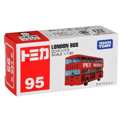 Takara Tomy Tomica 95 London Bus Die-cast Vehicle (1:130, Red)