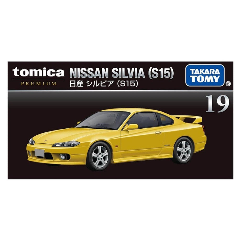 Takara Tomy Tomica Premium 19 Nissan Silvia (S15) Die-cast Car (1:63, Yellow)