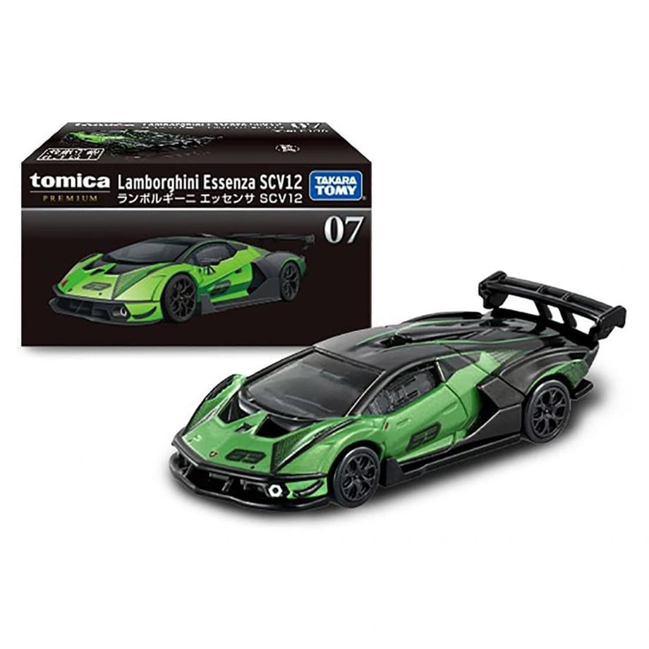 Takara Tomy Tomica Premium 07 Lamborghini Essenza SCV12 Die-cast Car (1:70, Green/Black)