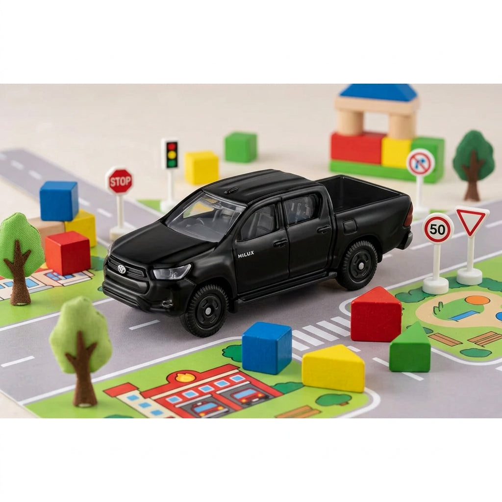 Takara Tomy Tomica 67 Toyota Hilux Die-Cast Car (Black, 1:64)
