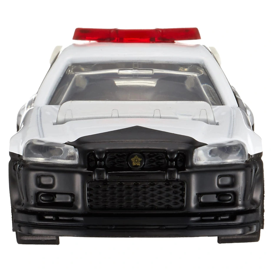 Takara Tomy Tomica 1 Nissan Skyline GT-R (BNR34) Police Die-cast Car (1:62, White/Black)