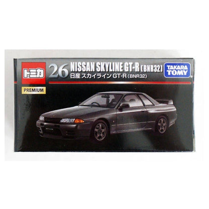 Takara Tomy Tomica Premium 26 Nissan Skyline GT-R (BNR32) Die-cast Car (1:64, Dark Gray)