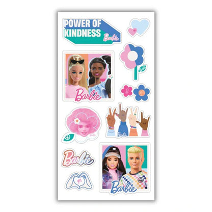 Barbie Happy Birthday Greeting Card With Sticker Sheet (12.7 X 22.86 Cm)
