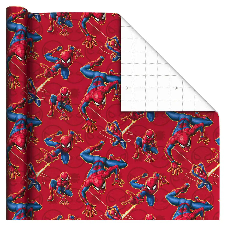 Hallmark Marvel Spider-Man Gift Roll Wrap (2 m, Red)