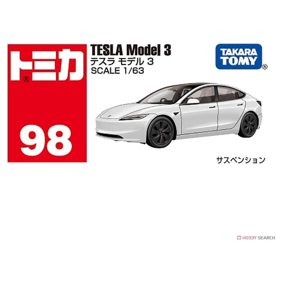Takara Tomy Tomica Tesla Model 3 (1:63, White)