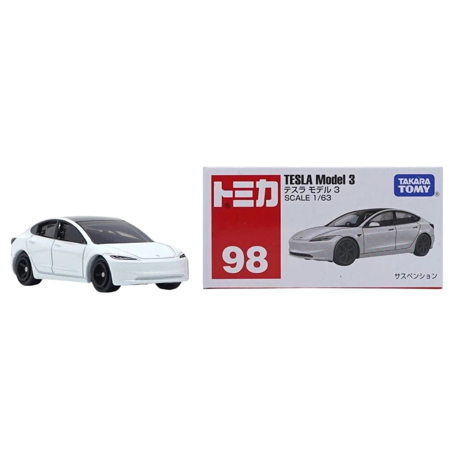 Takara Tomy Tomica Tesla Model 3 (1:63, White)