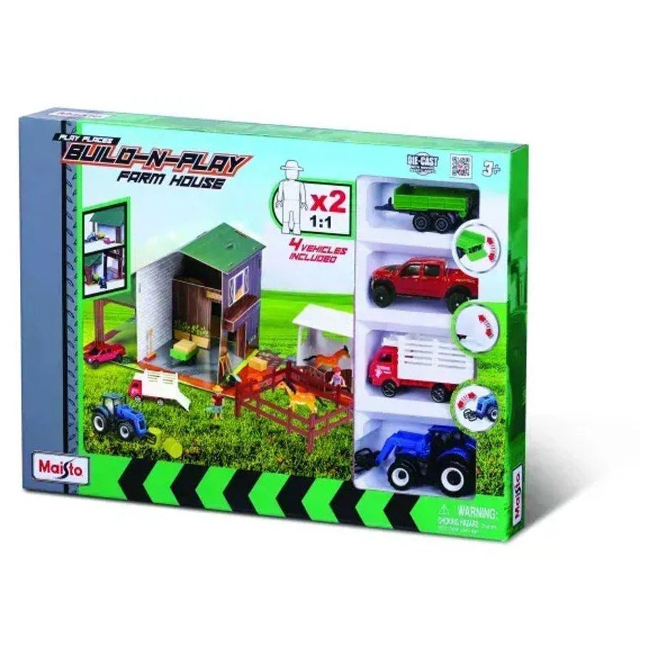 Maisto Play Places Farm House Playset (1:64)