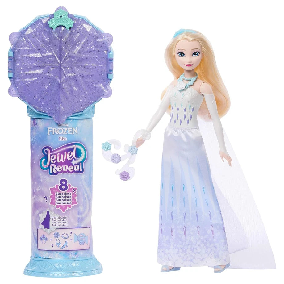 Disney Frozen Elsa Jewel Reveal Doll Playset (8 Surprises)