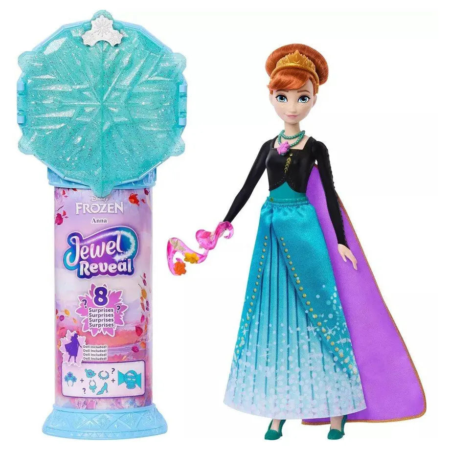 Disney Frozen Anna Jewel Reveal Doll Playset (8 Surprises)