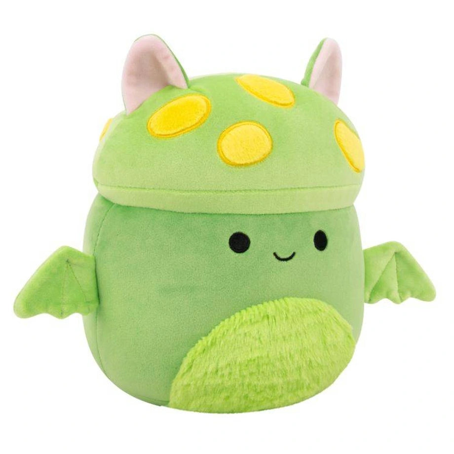 Squishmallows Mushroom Bat Plush (Green/Yellow)