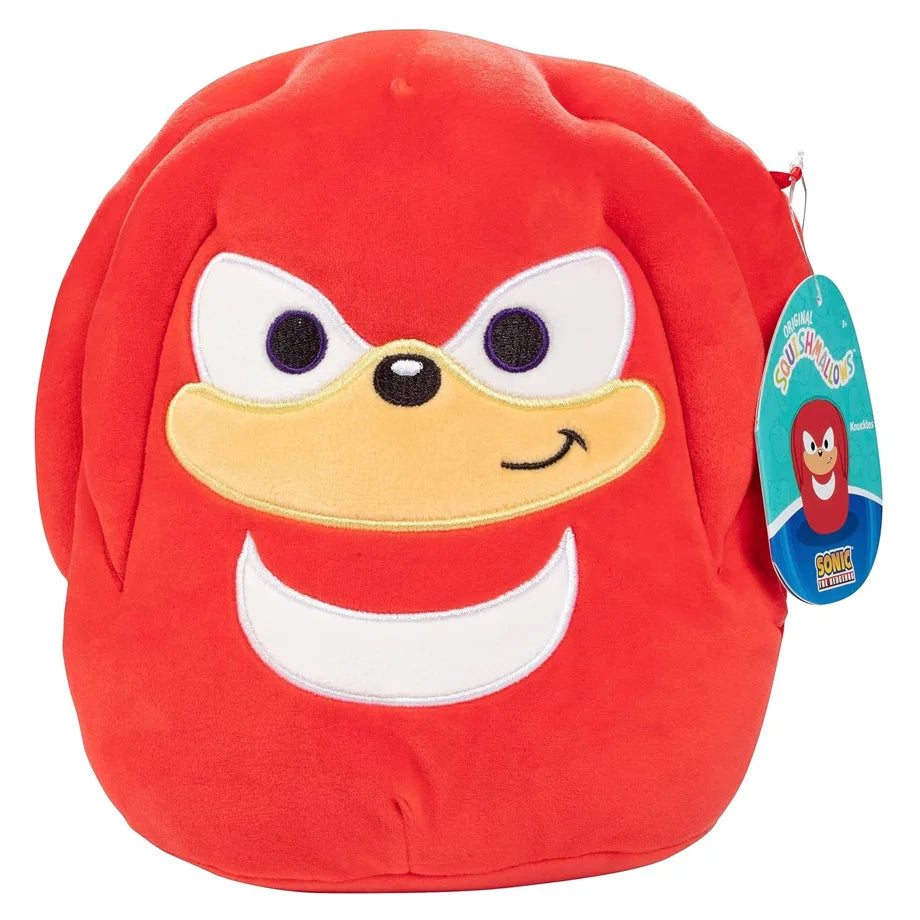 Squishmallows Sonic Knuckles Plush (Red/White)