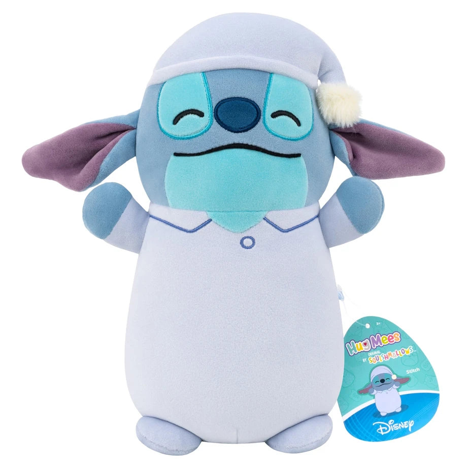 Squishmallows HugMees Stitch Pajama Plush (Blue/White)