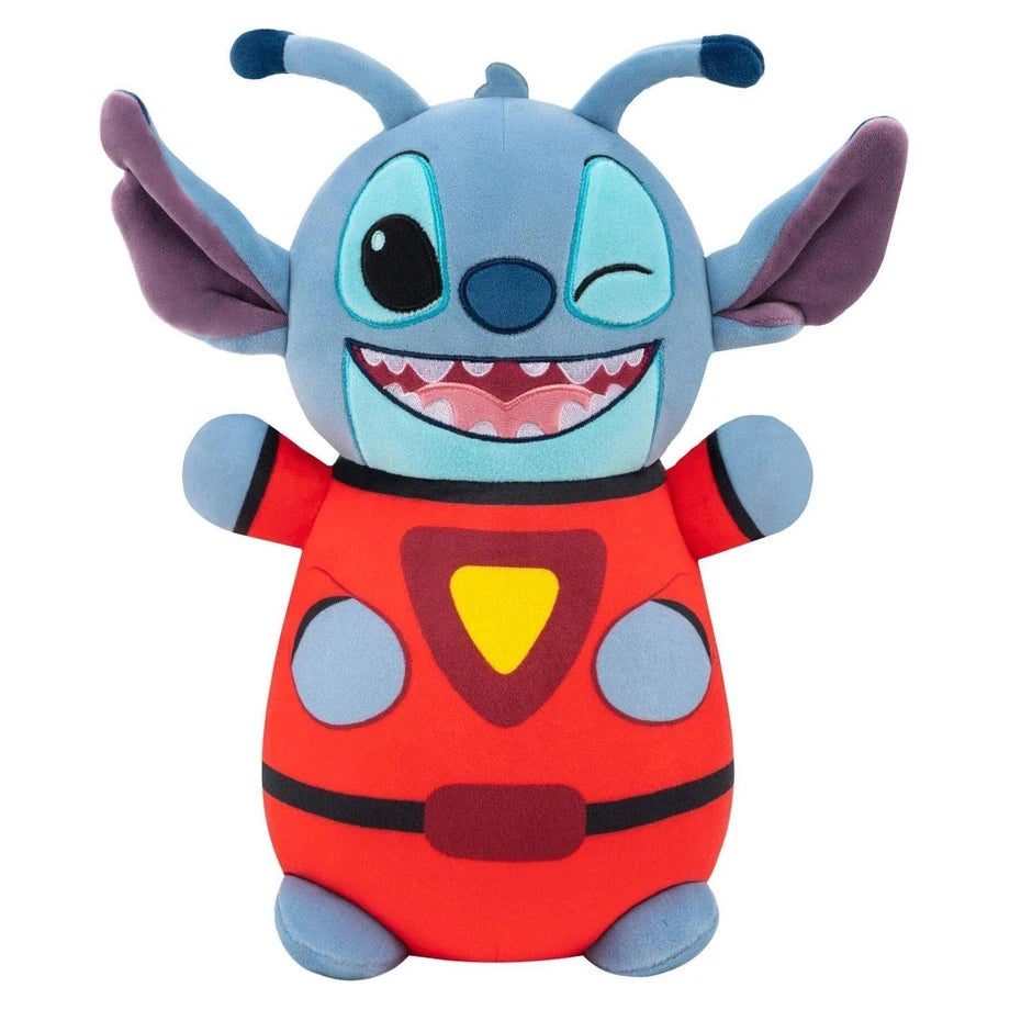 Squishmallows HugMees Alien Stitch Plush (Blue/Red)