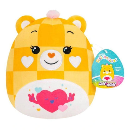 Squishmallows Care Bears Peaceful Harmony Bear (Yellow/Pink/White)