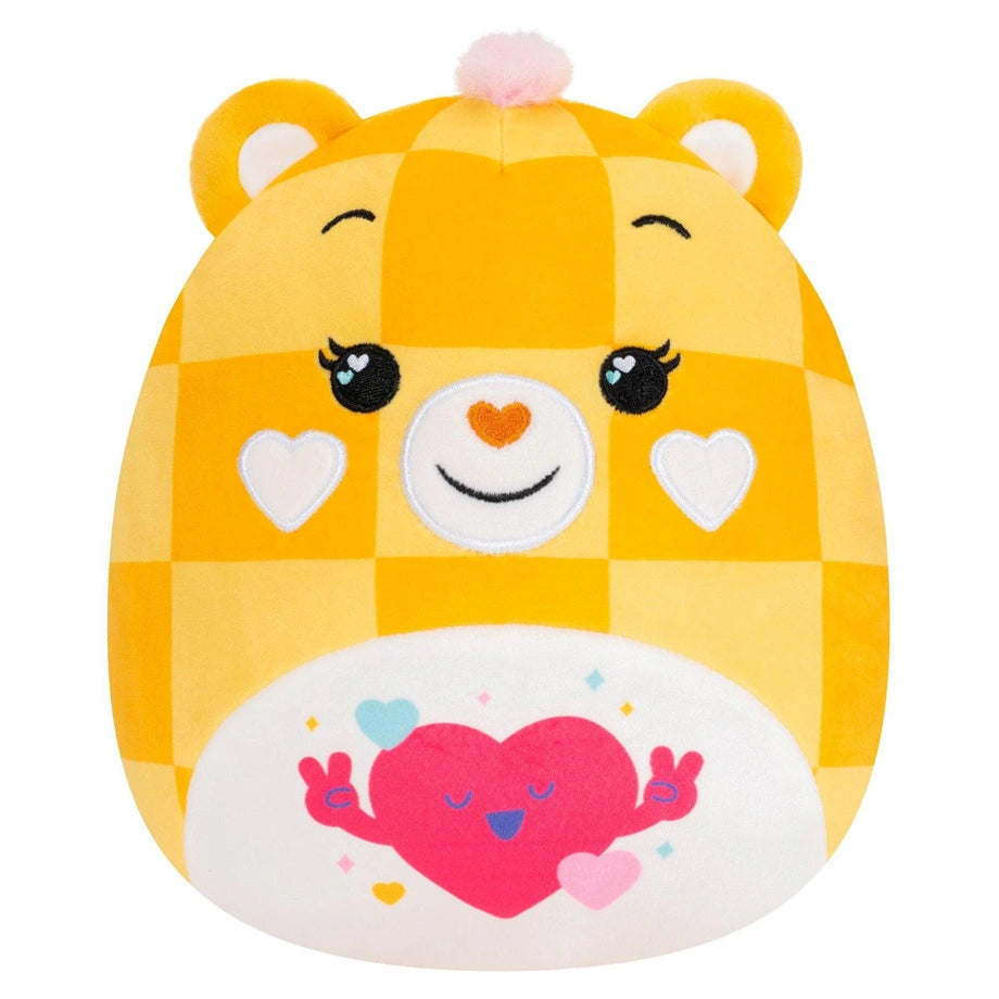 Squishmallows Care Bears Peaceful Harmony Bear (Yellow/Pink/White)