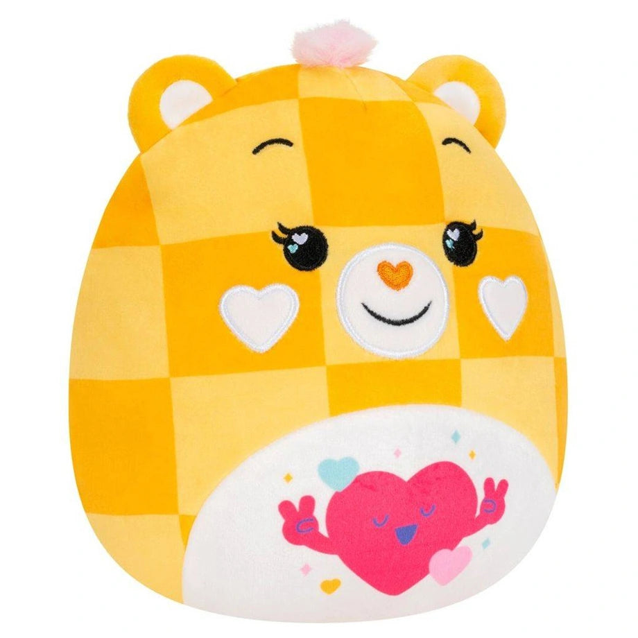 Squishmallows Care Bears Peaceful Harmony Bear (Yellow/Pink/White)