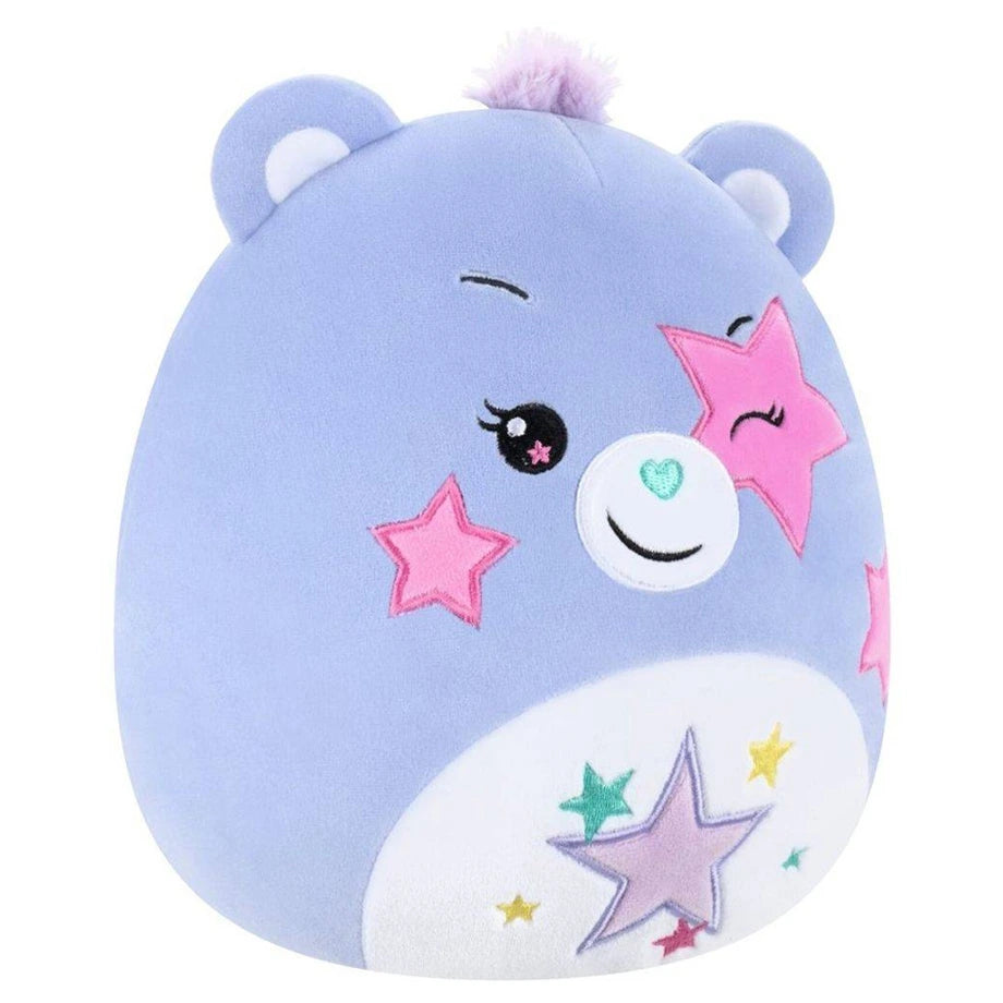 Squishmallows Care Bears Dazzling Star Bear (Blue/Pink)